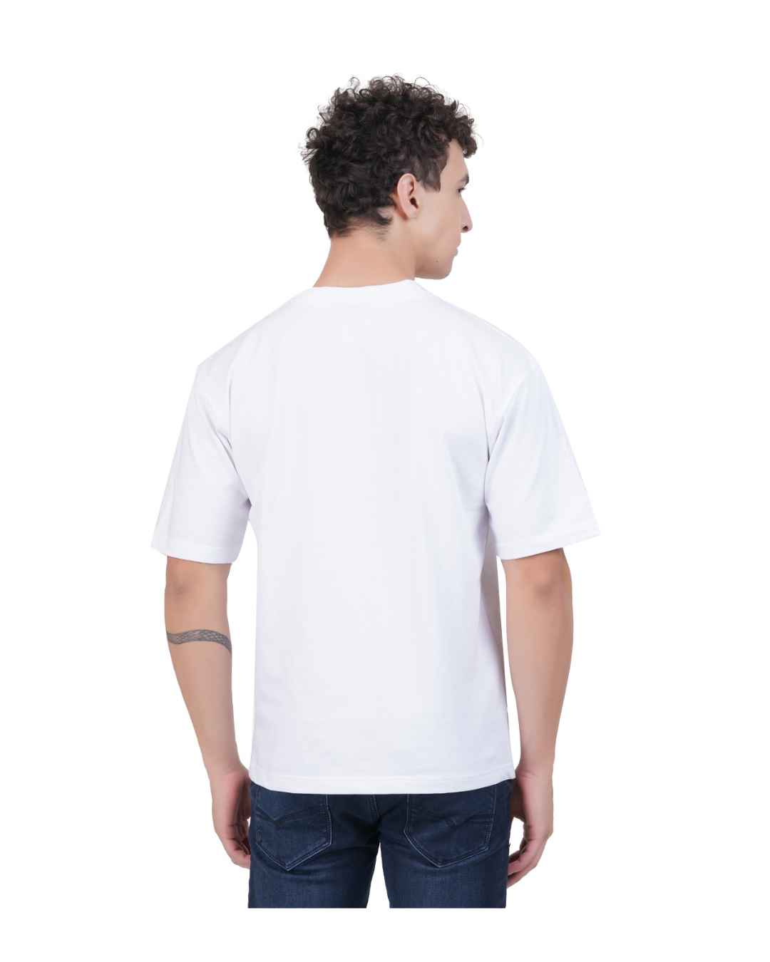 Kelvo Oversized T-Shirt | 240 GSM Cotton | White